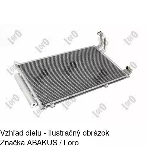 Chladiče klimatizácie 3238K8C1S /POLCAR/ - obr. 5