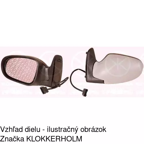 Vonkajšie zrkadlo 3241525E /POLCAR/ - obr. 2