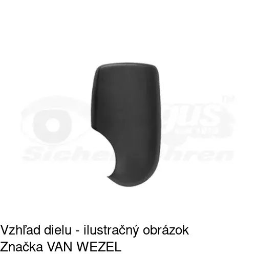 Rám vonkajšieho zrkadla 324754TE /POLCAR/ - obr. 3