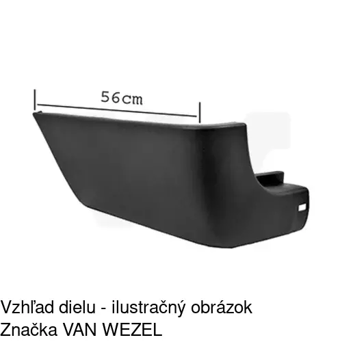 Rámik nárazníka 324898 /POLCAR/ - obr. 2