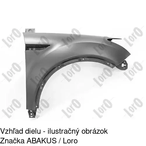 Predný blatník 325202 /POLCAR/ - obr. 1