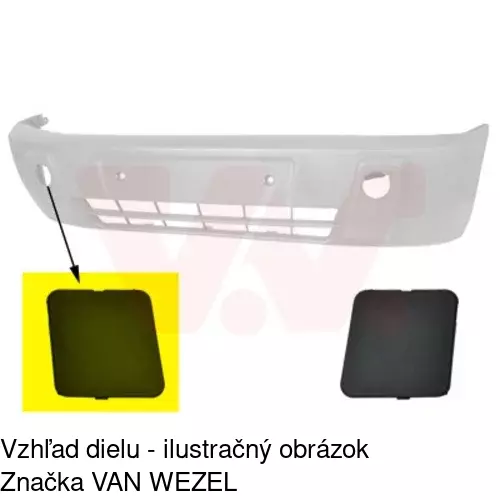Lišta nárazníka 325607-5 /POLCAR/ - obr. 1