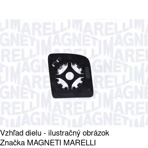 Sklo vonkajšieho zrkadla s držiakom 3256556E /POLCAR/ - obr. 3