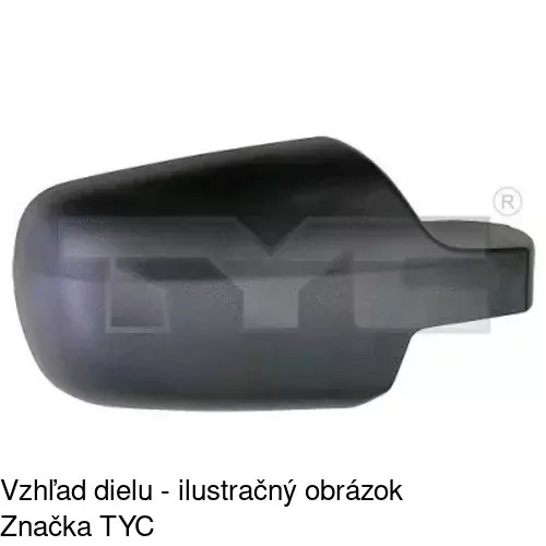 Vonkajšie zrkadlo 3258526E /POLCAR/