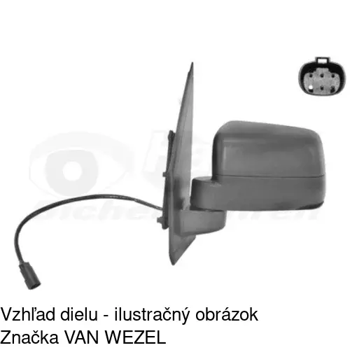 Vonkajšie zrkadlo 3259514S /POLCAR/ - obr. 4