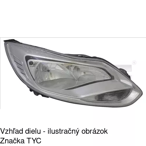 Hlavný reflektor 32C110-E /POLCAR/