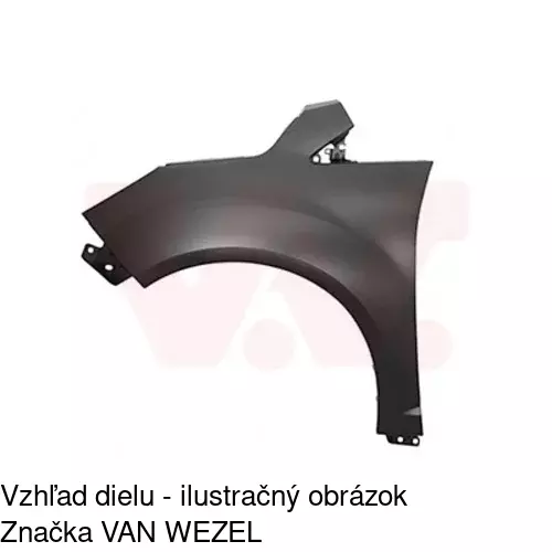 Predný blatník 32M101 /POLCAR/ - obr. 2
