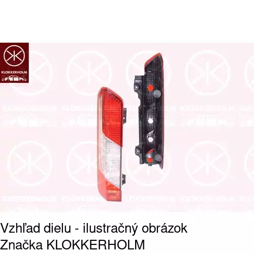 Zadné svetlo 32N287-E /POLCAR/ - obr. 1