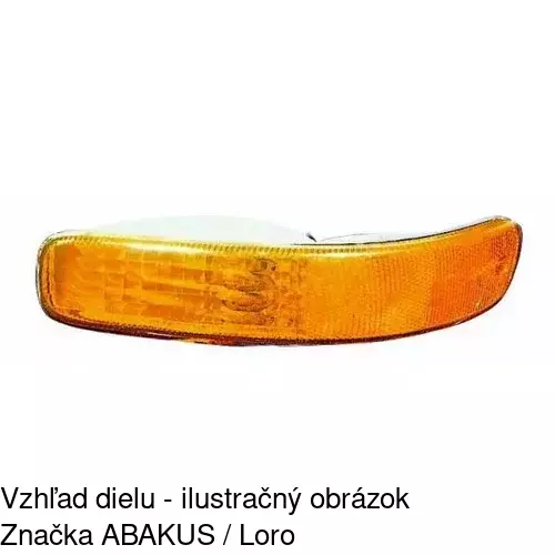 Predná smerovka POLCAR 341019-0