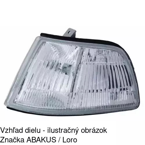 Obrysové svetlo 3806193E /POLCAR/