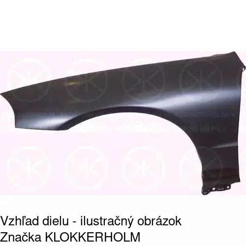 Predný blatník POLCAR 380701
