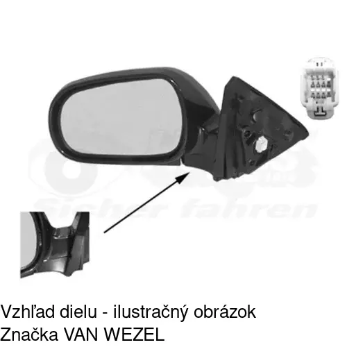 Vonkajšie zrkadlo 3810514M /POLCAR/ - obr. 4