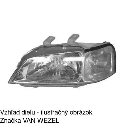 Hlavný reflektor 3811101E /POLCAR/ - obr. 4