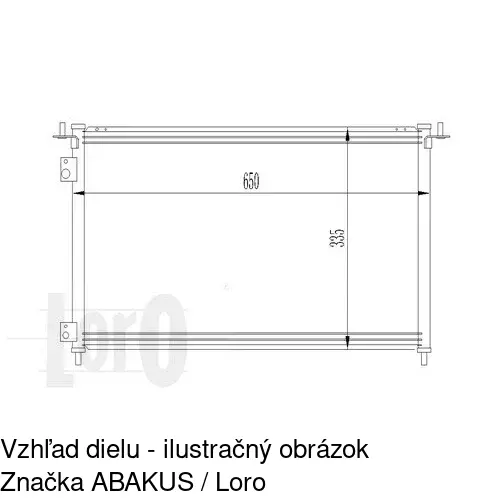 Chladiče klimatizácie 3825K8C2 /POLCAR/ - obr. 1