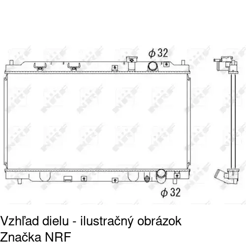 Chladiče vody POLCAR 3851081K