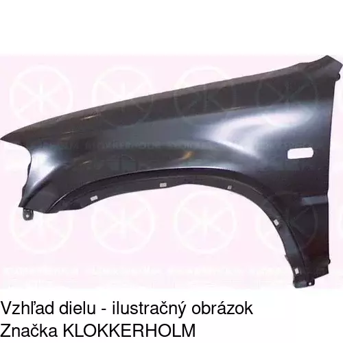 Predný blatník POLCAR 387502