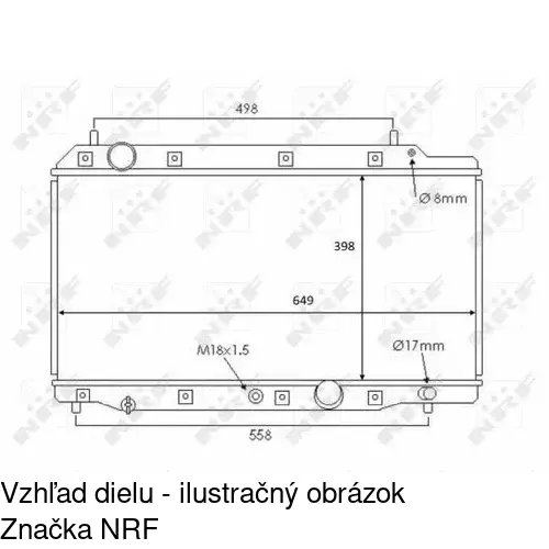 Chladiče vody POLCAR 3877081K