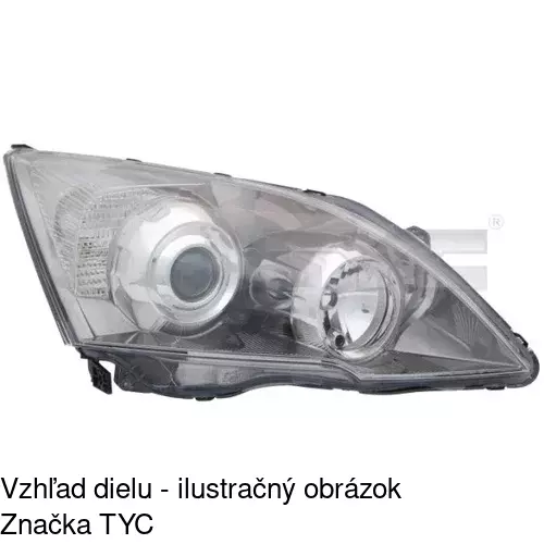 Hlavný reflektor POLCAR 3878101E