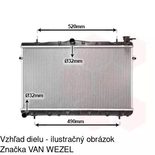 Chladiče vody 4007084K /POLCAR/ - obr. 1