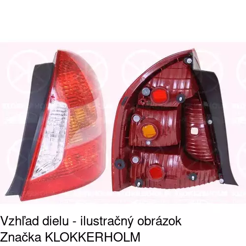 Zadné svetlo POLCAR 400988