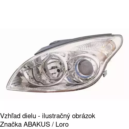 Hlavný reflektor 4015101E /POLCAR/ - obr. 3