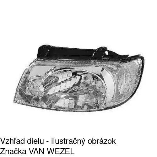 Hlavný reflektor 4035090E /POLCAR/ - obr. 3