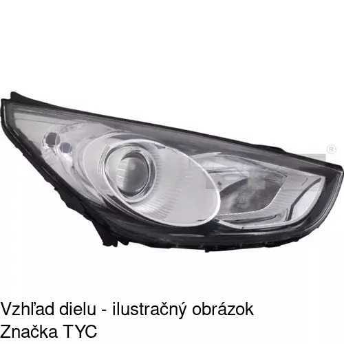 Hlavný reflektor 4048090E /POLCAR/ - obr. 1