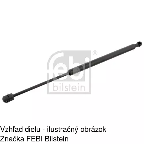 Plynová pružina 4050AS /POLCAR/ - obr. 1