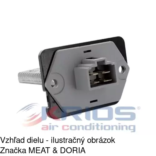 Ovládače klimatizácie 4050KST1X /POLCAR/
