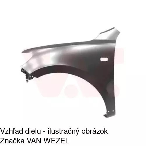 Predný blatník 405101-2 /POLCAR/ - obr. 1