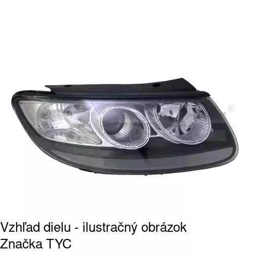Hlavný reflektor POLCAR 405109-E