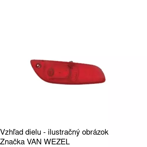 Hmlové svetlo - zadné 405197-X /POLCAR/ - obr. 1