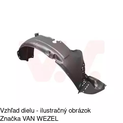Podblatník (plast) 4052FP1T /POLCAR/ - obr. 1