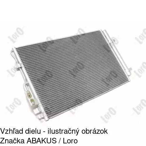 Chladiče klimatizácie 4052K8C1 /POLCAR/ - obr. 2