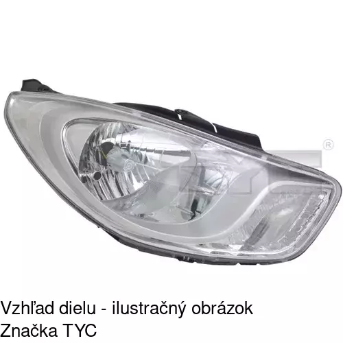 Hlavný reflektor POLCAR 40A1100E