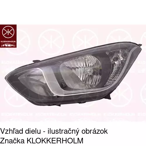 Hlavný reflektor 40B2100E /POLCAR/ - obr. 2