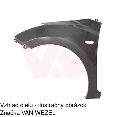 Predný blatník 40C201 /POLCAR/ - obr. 1