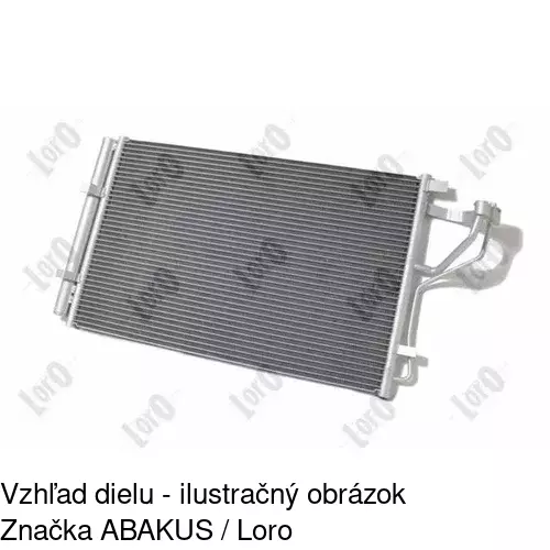 Chladiče klimatizácie 40C2K8C1S /POLCAR/ - obr. 1