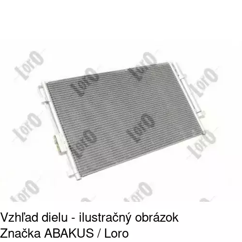 Chladiče klimatizácie POLCAR 40X1K81X