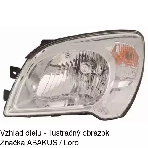 Hlavný reflektor 4104091E /POLCAR/ - obr. 4