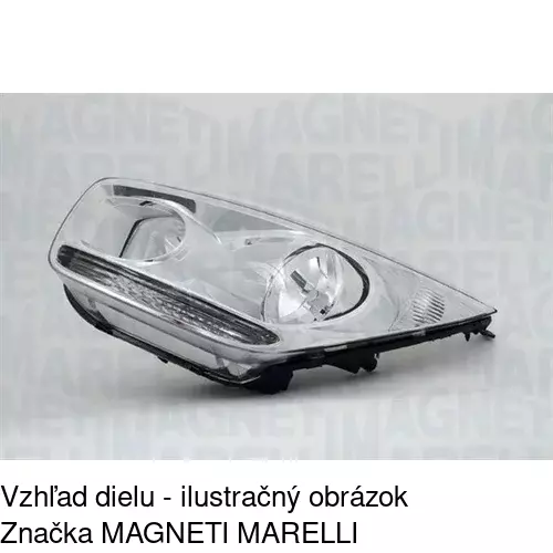Hlavný reflektor 410809-E /POLCAR/ - obr. 2