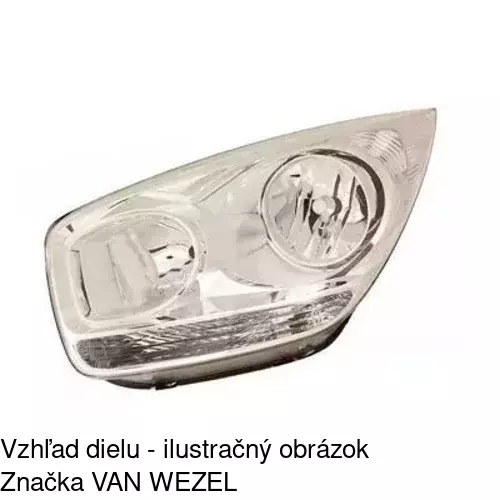 Hlavný reflektor 410809-E /POLCAR/ - obr. 3