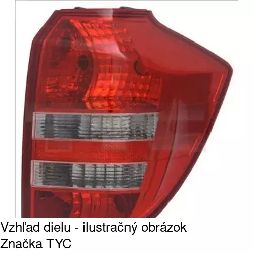 Zadné svetlo POLCAR 4114884E