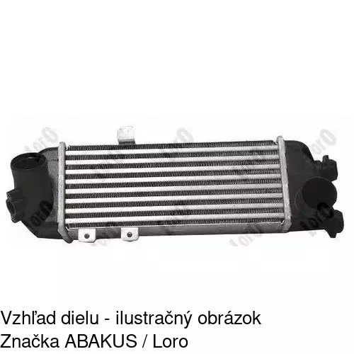 Chladiče vzduchu (Intercoolery) 4114J8-1 /POLCAR/ - obr. 2