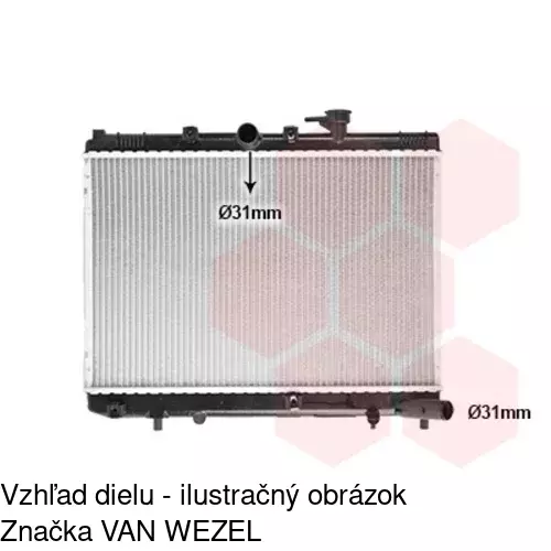 Chladiče vody 411508-X /POLCAR/ - obr. 1
