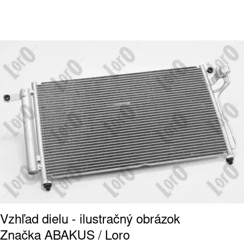 Chladiče klimatizácie 4117K8C1S /POLCAR/ - obr. 2