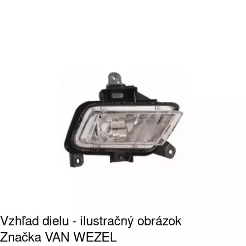 Hmlové svetlo - predné 4118300E /POLCAR/ - obr. 3