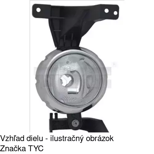Hmlové svetlo - predné POLCAR 417229-E