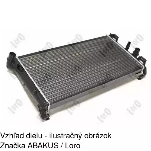 Chladiče vody 420208A6 /POLCAR/ - obr. 4