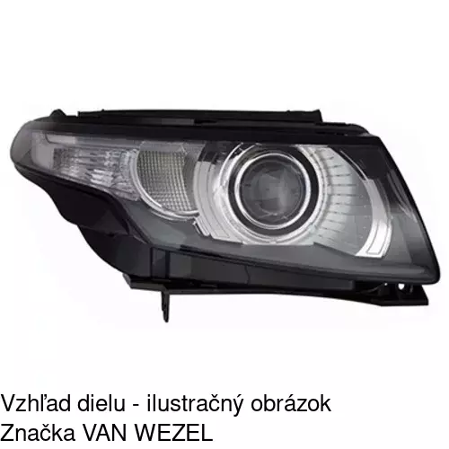 Hlavný reflektor 43Y1092H /POLCAR/ - obr. 1